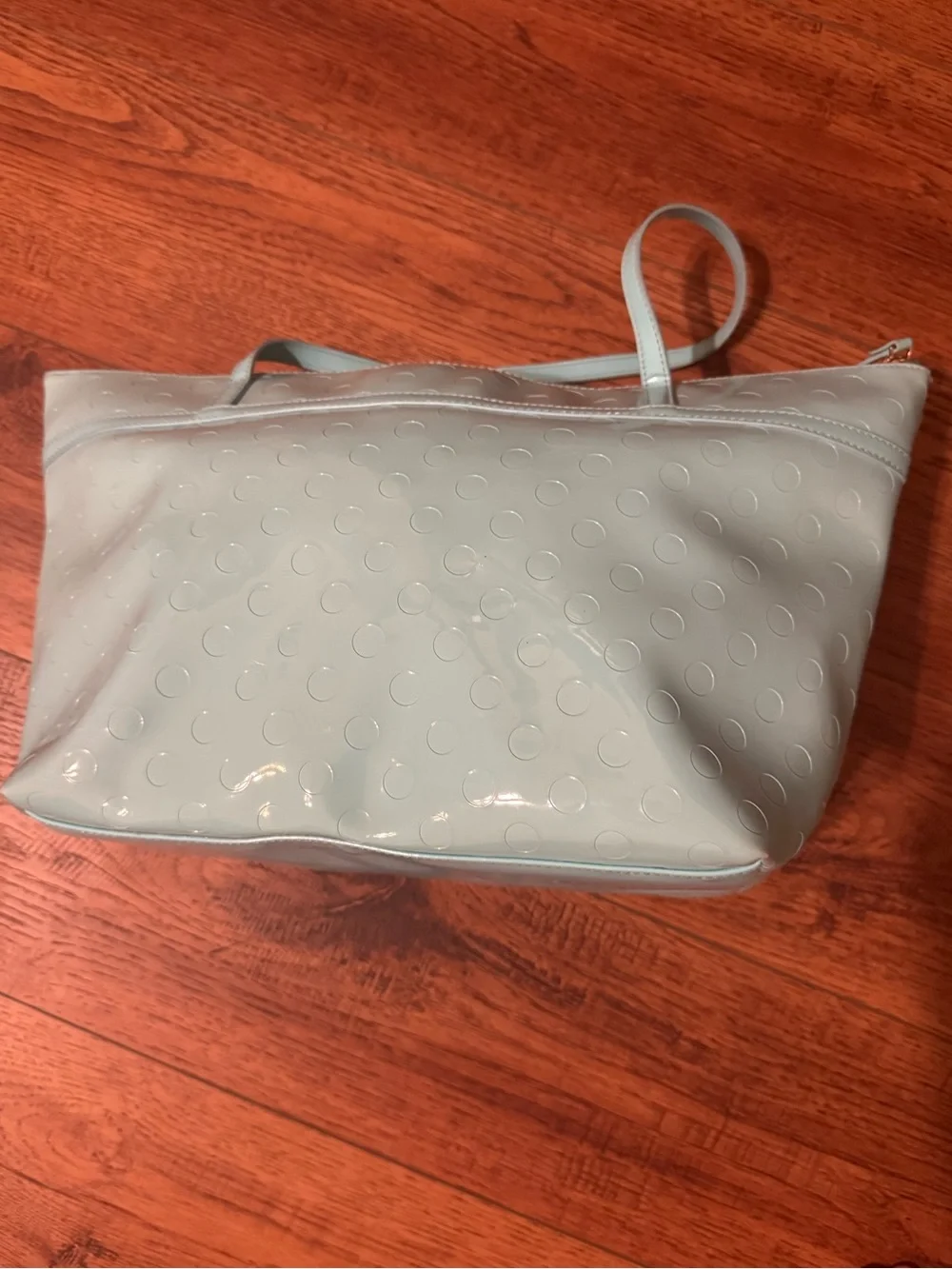 Kate Spade Patent Tote Bag in Light Teal - Elegant Everyday Carry